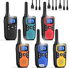 Long Range Rechargeable Walkie Talkies for Kids and Adults