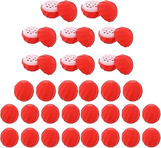 10 Refillable Spherical Lip Balm Containers for Travel