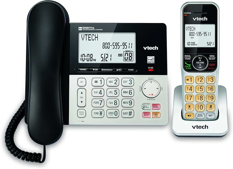 Corded and cordless phone with answering and call blocking