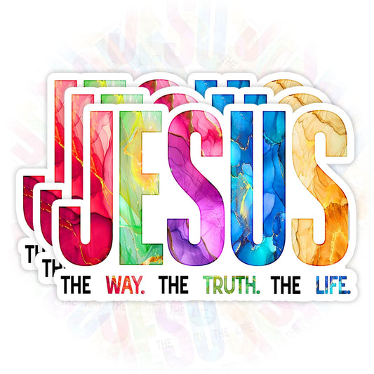 Set of three inspirational Christian faith stickers