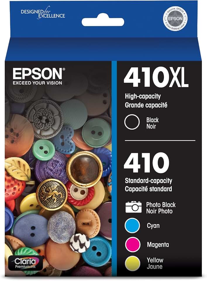 High Capacity Black and Color Ink Cartridge Pack