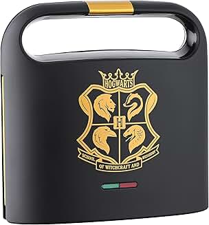 Harry Potter Dual Sandwich Maker with Crest and Glasses Design