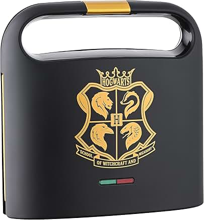 Harry Potter Dual Sandwich Maker with Crest and Glasses Design
