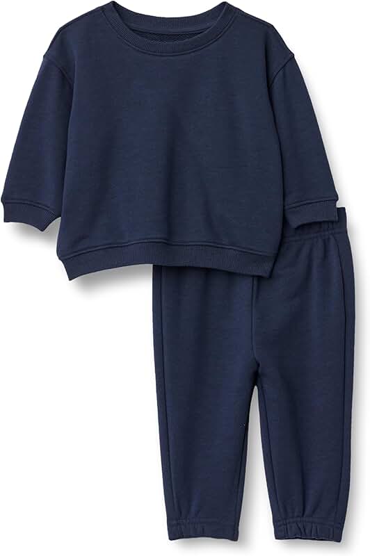 Baby Unisex Sweatshirt and Sweatpant Set