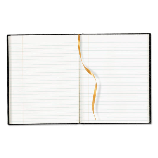 Blue hardcover journal with ribbon bookmark and 150 pages