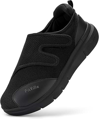 Men's Extra Wide Diabetic Orthopedic Slip-On Shoes