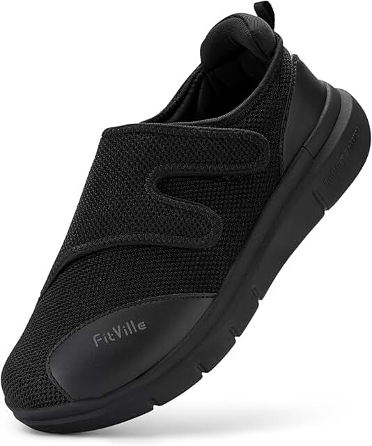 Men's Extra Wide Diabetic Orthopedic Slip-On Shoes