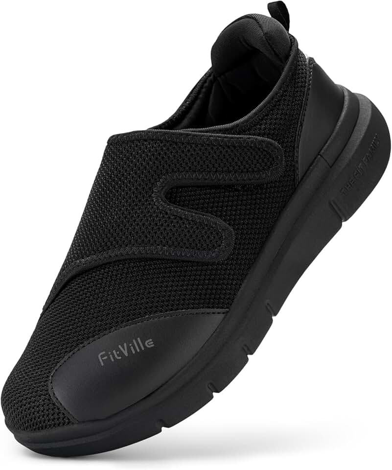 Men's Extra Wide Diabetic Orthopedic Slip-On Shoes