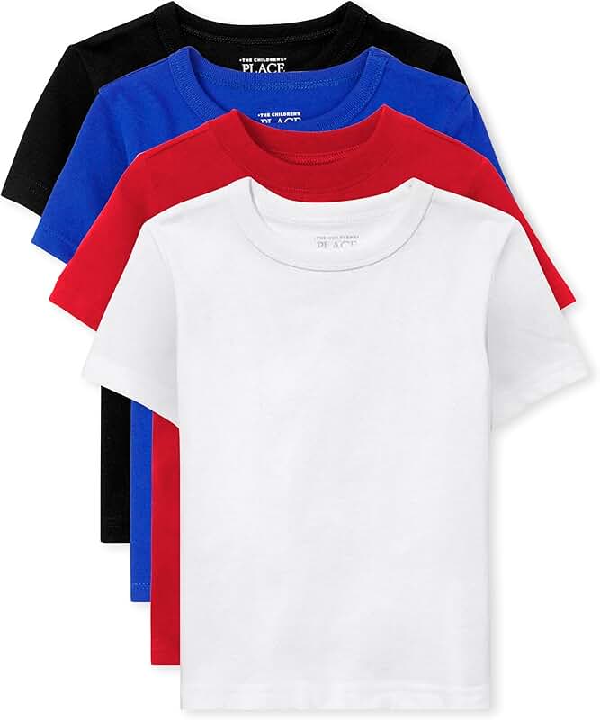 Basic Short Sleeve Tee for Baby Boys and Toddlers