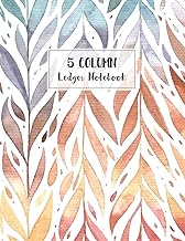 5-Column Ledger Notebook for Accounting and Budgeting