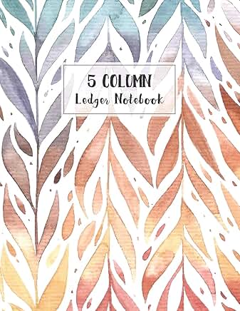5-Column Ledger Notebook for Accounting and Budgeting