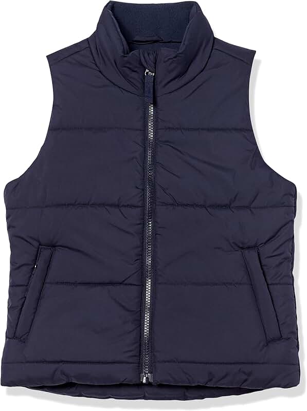 Heavyweight Puffer Vest for Girls and Toddlers