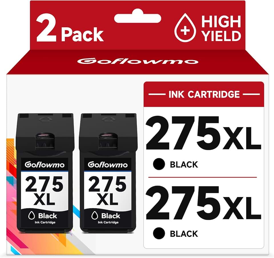 Black Ink Cartridge Replacement for PIXMA Printers