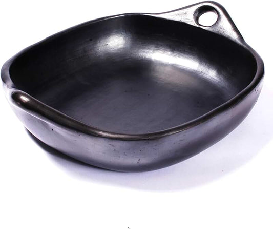 Stainless Steel Dry Pot with Double Handles