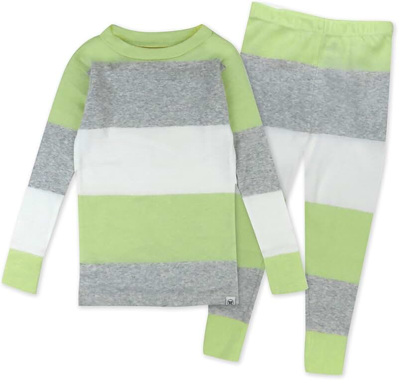 Baby boys 2-piece organic cotton pajamas
