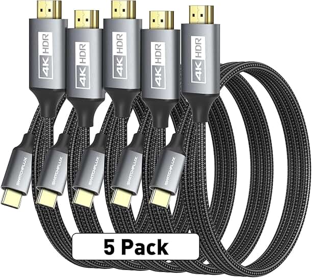 5 Pack 10Ft USB-C to HDMI Cables, 4K@60Hz