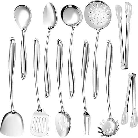 11-Piece Stainless Steel Kitchen Utensil Set
