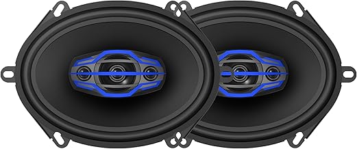 4-Way Car Audio Speakers Pair, 5x7/6x8 inch, 320W