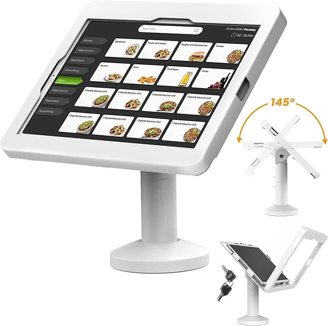 Secure Locking Tablet Stand for 10.9" and 11" Tablets