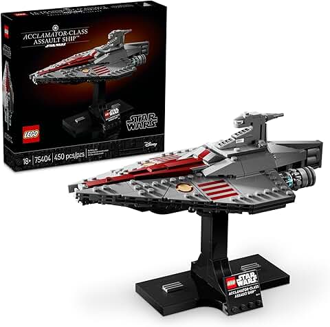 Attack of The Clones Acclamator-Class Assault Ship Building Set