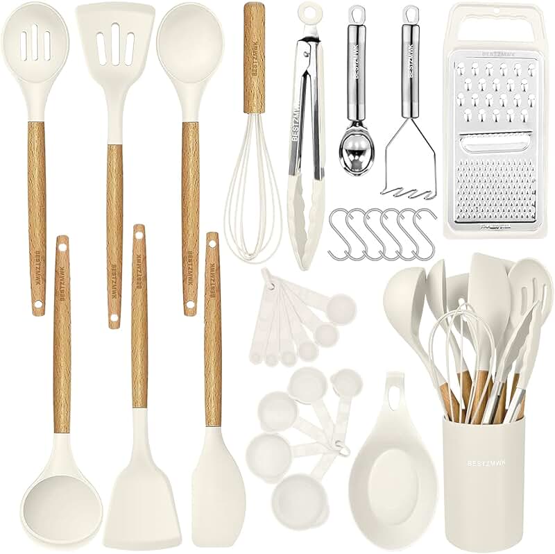 11-Piece Non-Stick Silicone Cooking Utensil Set