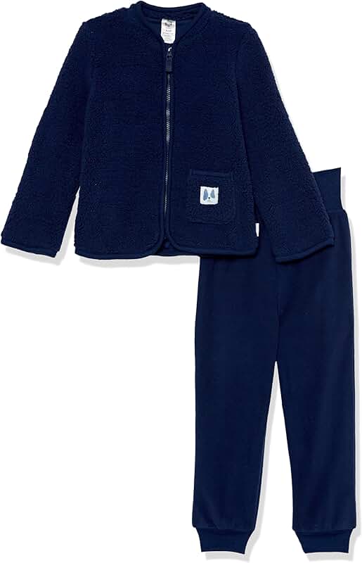 Baby Boys' Sherpa Jacket and Jogger Set