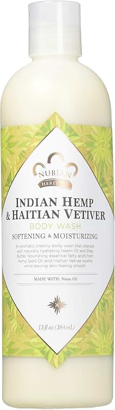 Indian Hemp Body Wash Pack of 3, 13 oz each
