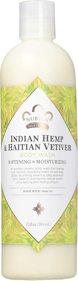 Indian Hemp Body Wash Pack of 3, 13 oz each