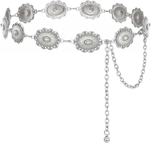 Women’s Boho Chain Belt for Dresses and Jeans
