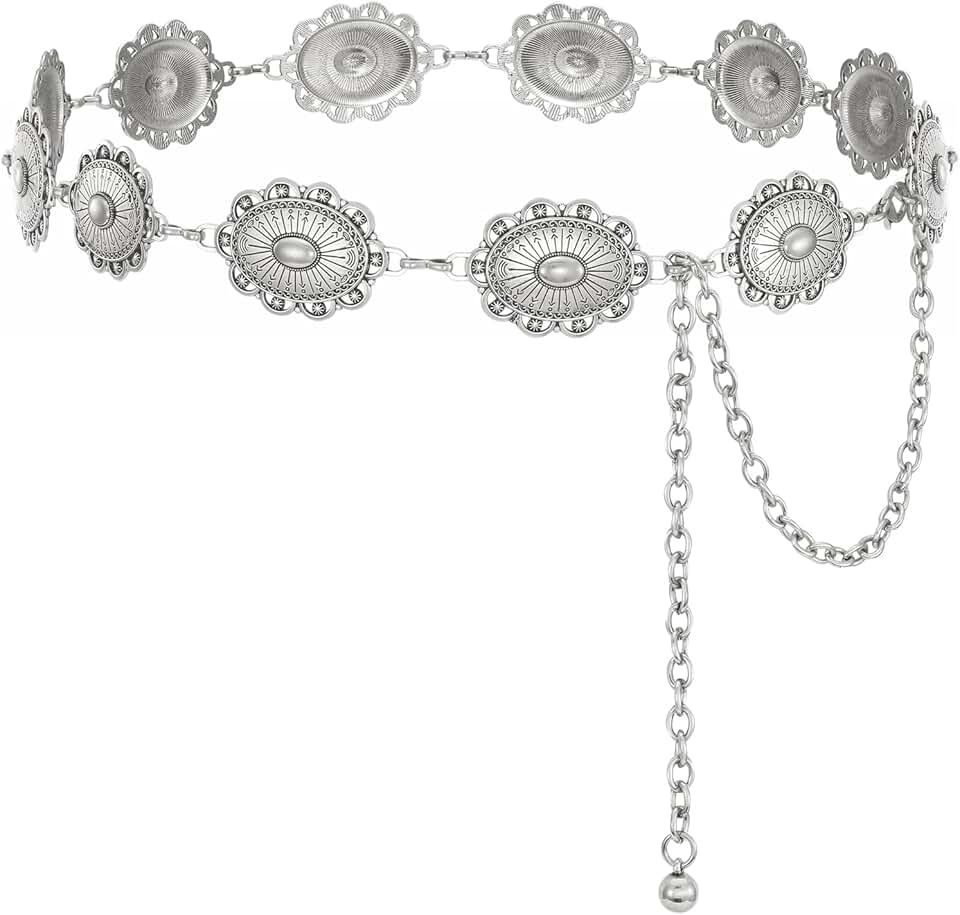 Women’s Boho Chain Belt for Dresses and Jeans