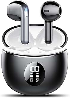 Wireless Earbuds with 50H Playtime and Noise Cancelling Mic