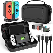 Battery case and charging dock for Nintendo Switch