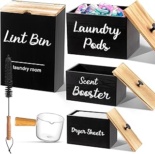 4-Piece Laundry Room Storage and Organization Set