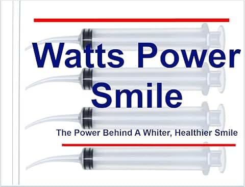 Four Large Oral Syringe Irrigators with Deep Reach Tips