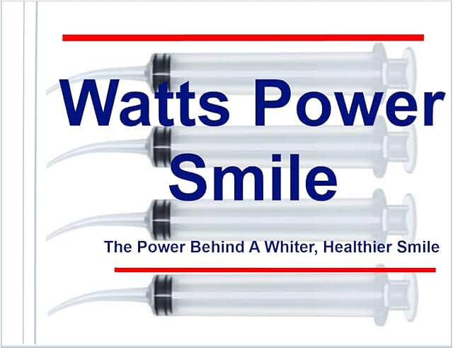 Four Large Oral Syringe Irrigators with Deep Reach Tips