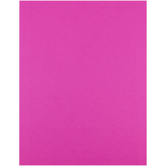 Bright Fuchsia Business Cards, 3.5 x 2, Pack of 100