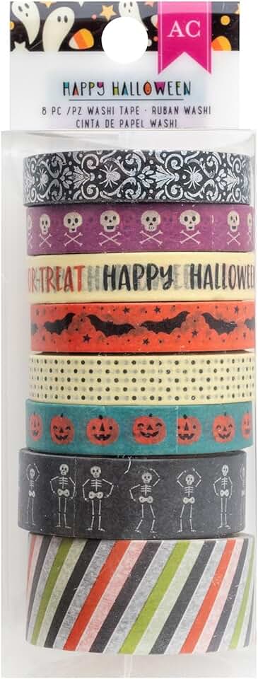 Happy Halloween Holographic Washi Tape Pack
