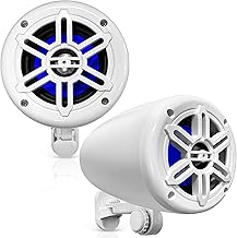 Waterproof 4-inch Marine Speaker with Rotatable Bracket