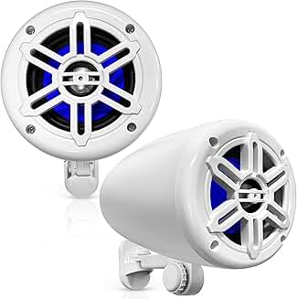 Waterproof 4-inch Marine Speaker with Rotatable Bracket