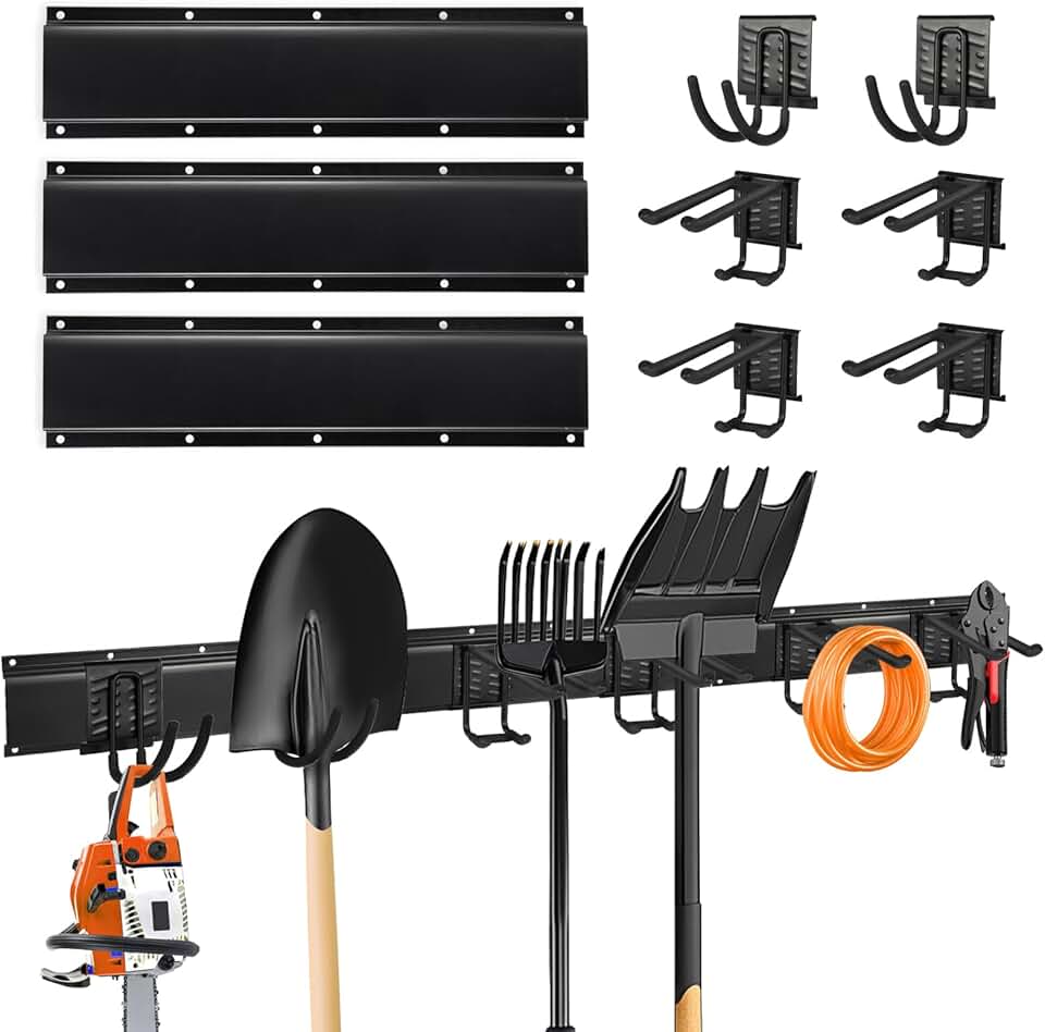 Heavy Duty Garage Tool Organizer Wall Mount