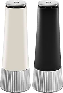 Manual 2-Piece Spice Mill Set in Black and Ivory