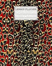 Elementary and high school lesson planner with 121 pages