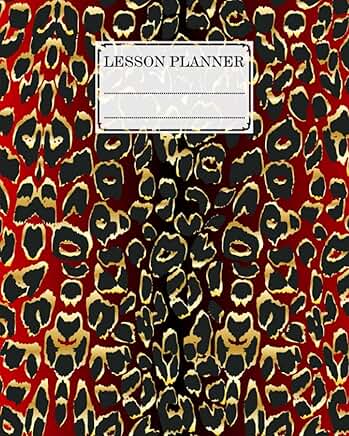 Elementary and high school lesson planner with 121 pages