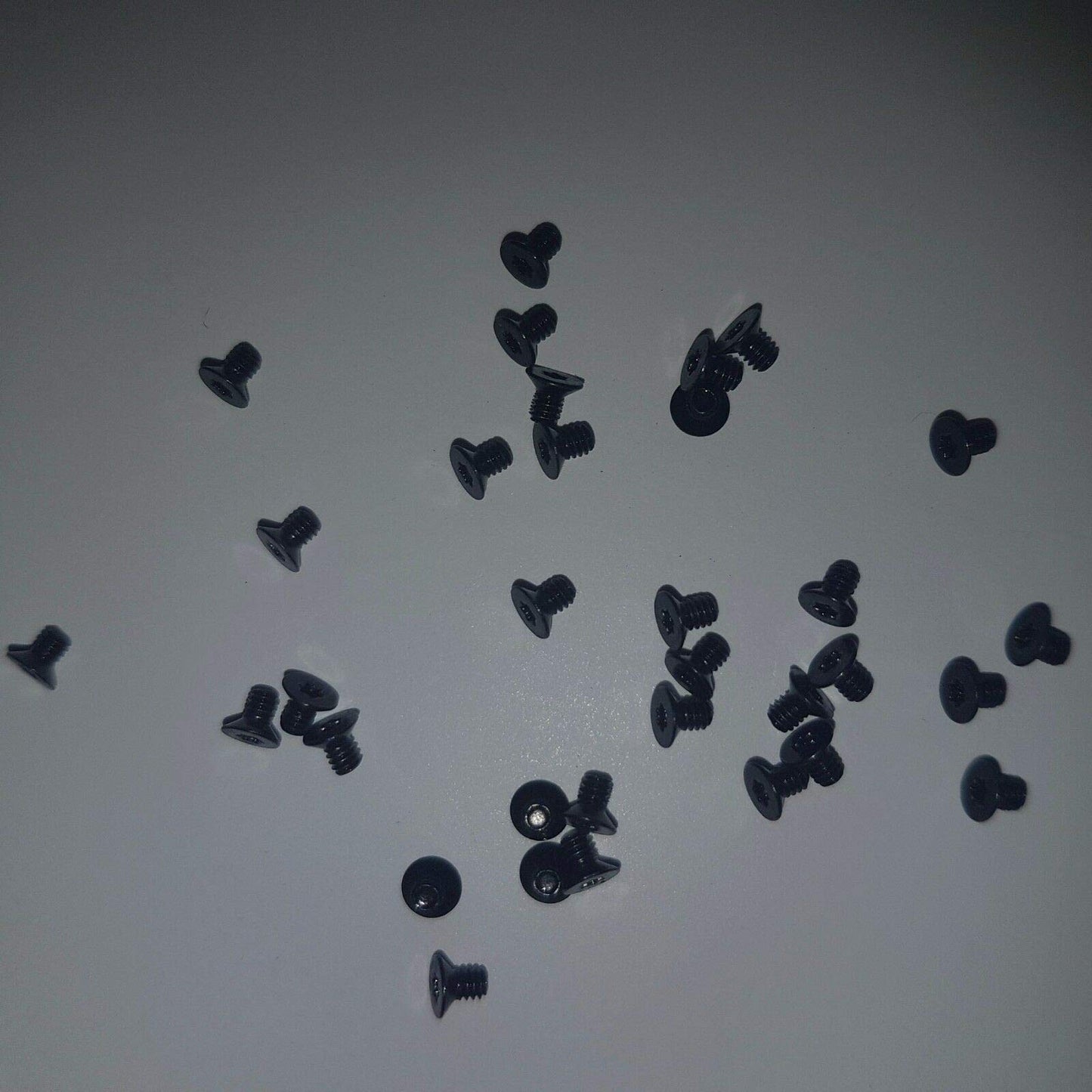12 Small Black T5 Torx Screws M2x3mm
