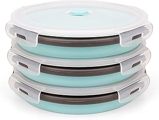Large 1200ml Collapsible Silicone Food Storage Containers