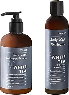 White Tea Lotion and Body Wash, 8 oz each