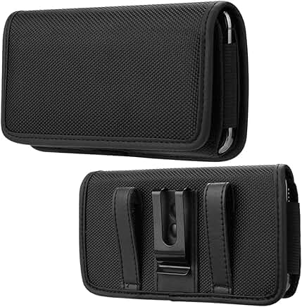 Nylon Belt Holster Case with Card Holder for TCL K11 T432W