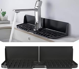 Silicone Sink Drain Organizer and Splash Guard