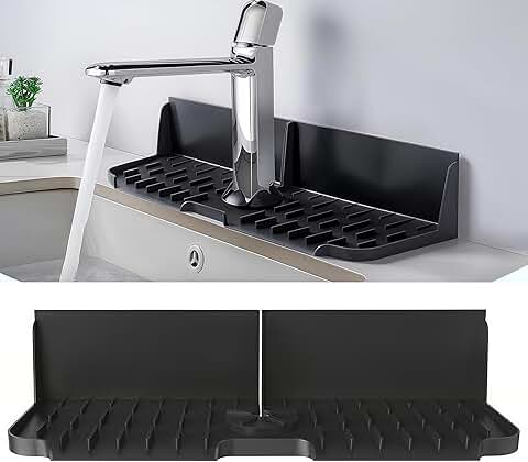 Silicone Sink Drain Organizer and Splash Guard