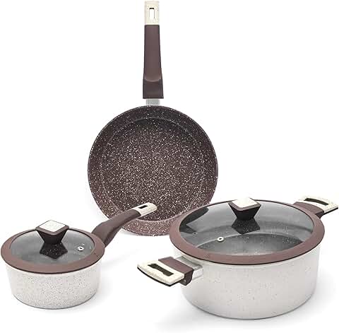 5-Piece Non-Stick Ceramic Cookware Set